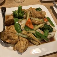 One of the veggie and tofu dishes (all so similar I lost track of what’s what)   at Jia Mei Asian Kitchen in Madison