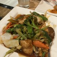 One of the veggie and tofu dishes (all so similar I lost track of what’s what)   at Jia Mei Asian Kitchen in Madison