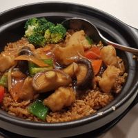 Claypot rice at D'life 蔬食 - Somerset  in Central Singapore
