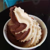 Choc/peanut butter swirl!!! at Yoga-urt - Santa Monica in Santa Monica