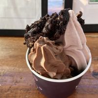brownie topping!  at Yoga-urt - Santa Monica in Santa Monica