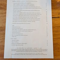Breakfast menu 22 June 2025. at Grain of the Silos in Invermay