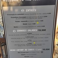 Menu 2 at Joe Le Snacky in La Palud-sur-verdon