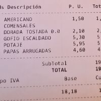 Far from expensive for excellent food at El Rincón de Marcos in Gran Canaria