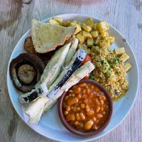 Vegan breakfast at The Garden of Easton in Bristol