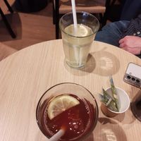 Ice tea and citronnadeins at Copper Branch in Utrecht