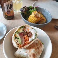 Shiitake wrap at Copper Branch in Utrecht