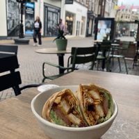 The crispy wrap  at Copper Branch in Utrecht