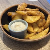 Wedge fries with truffle mayo (extra add-on)  at Copper Branch in Utrecht