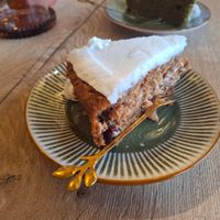 Vegan Carrot Cake at Copper Branch in Utrecht