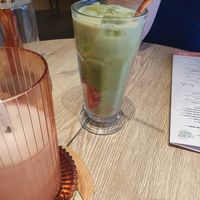 Strawberry Matcha at Copper Branch in Utrecht