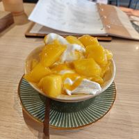 Soft ice cream with mango, 3.9e at Copper Branch in Utrecht
