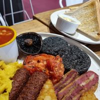 Vegan belly buster breakfast at JJ's in Hereford