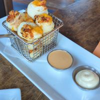 Kimchi bites at Seitan's in Edmonton