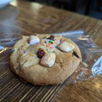 Cookie at Seitan's in Edmonton