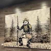 Great art work!  at Seitan's in Edmonton