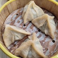 Spinach Jiaozi at Xiongzai II in Madrid