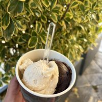 Banana and chocolateBanan  at Gelato bar Bella in Trogir