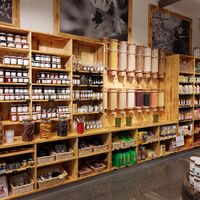 Zero waste section at Hofladen Müller in Steinmaur