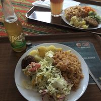 Fresh juice and mate drink   at Vega in Warsaw