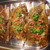 Naleśniki z mięsem sojowym at Vega in Warsaw