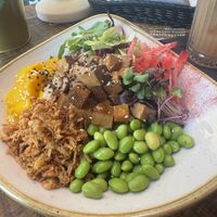 Teriyaki tofu bowl   at Le Papillon in Bratislava