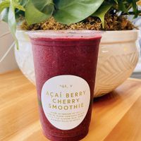 Açaí Berry Cherry Smoothie  at Lekker Eats in Myrtle Beach