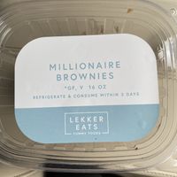 Came with two brownies , $9.00 .   at Lekker Eats in Myrtle Beach