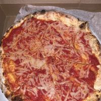 Vegan pizza  at Geddy's in Bar Harbor