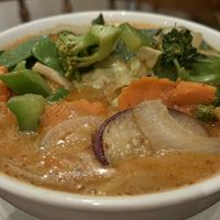 red curry with vegetable   at Pho's Thai Cuisine in Chicago