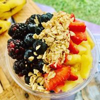 gluten free granola available! at Bountiful Bowls in Lewes