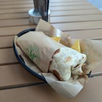 Burrito with planted.pulled at Runder Store in Visp