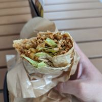 Burrito with planted.pulled at Runder Store in Visp