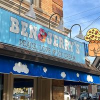 Ben & Jerry’s on Brown St - sign outside   at Ben & Jerry's in Dayton