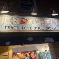Outside the store   at Ben & Jerry's in Dayton