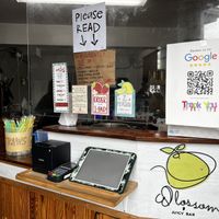 Blossom Juicy Bar - order/ pickup counter   at Blossom Juicy Bar in Dayton