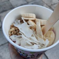 Pitaya smoothie bowl at Sugar Killer in Piraeus