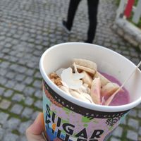 Pitaya smoothie bowl at Sugar Killer in Piraeus