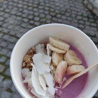 Pitaya smoothie bowl at Sugar Killer in Piraeus