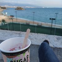 So close to the seaside! at Sugar Killer in Piraeus