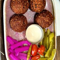 Falafel at Lebanese Please in Weybridge