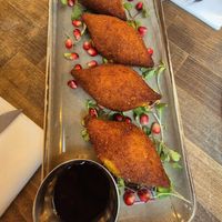 Pumpkin kibbeh at Lebanese Please in Weybridge