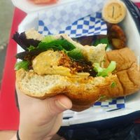 Vegan po boy  at Meals From The Heart Cafe in New Orleans