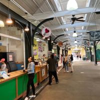Inside French market at Meals From The Heart Cafe in New Orleans