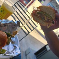 That cheese melt at Meals From The Heart Cafe in New Orleans