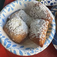 Beignets!  at Meals From The Heart Cafe in New Orleans