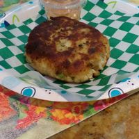 Crab Cake at Meals From The Heart Cafe in New Orleans