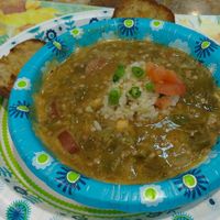 Vegan Gumbo at Meals From The Heart Cafe in New Orleans