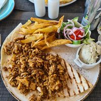Jackfruit gyros at Steve's in Paphos