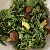 Falafel salad (keto salad with chicken swapped for falafel!)   at Steve's in Paphos